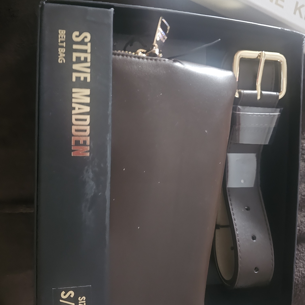 Women's Steve Madden Brown Belt Bag (Small/Medium)
